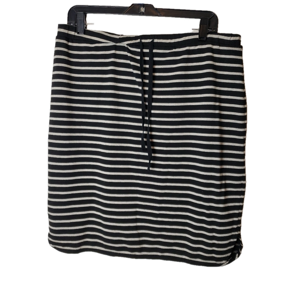 Max Studio Skirt XL Draw string waist Middie Skirt